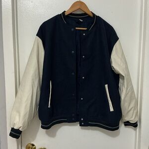 Divided by H&M Blue Varsity Jacket